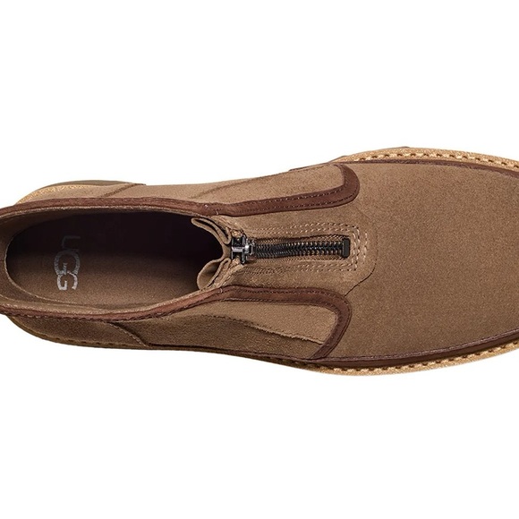 UGG Women Cityfunc Zip Water-Resistant Platform Bootie Hickory Suede Size 9 New - Picture 15 of 15